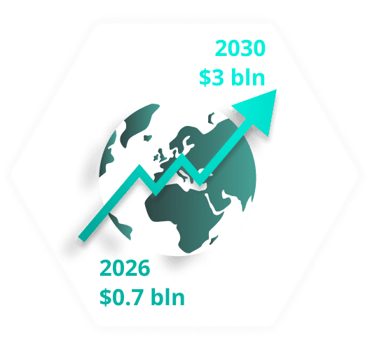 Crypto investor base growing from $0.7bn in 2026 to $3bn by 2030