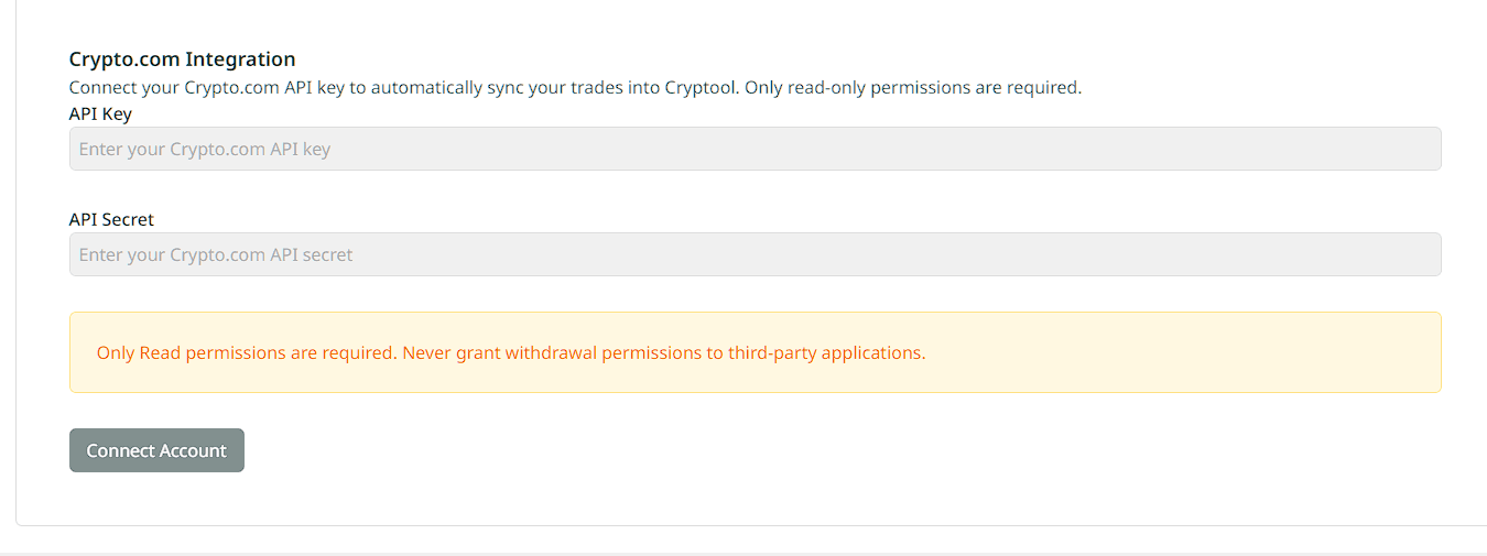 Crypto.com: Step 6: Connect the key in Cryptool