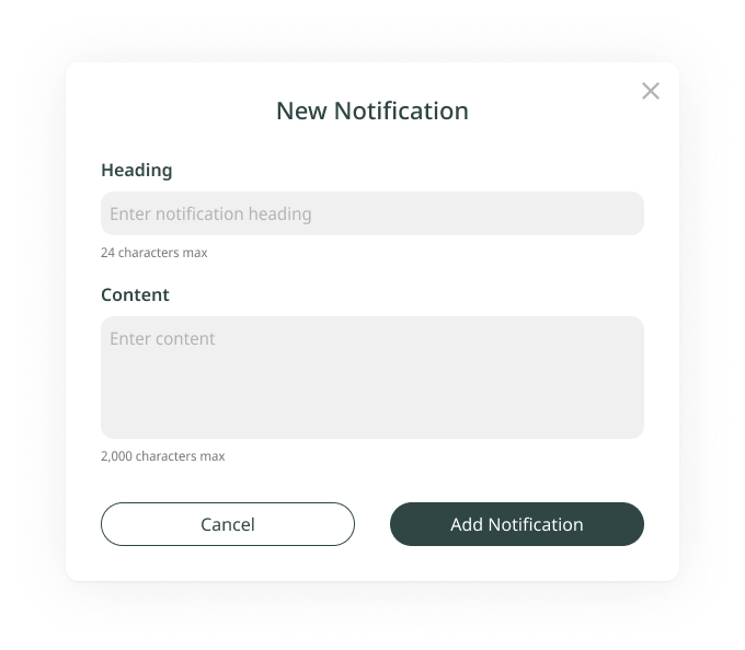Group News: Required Fields
