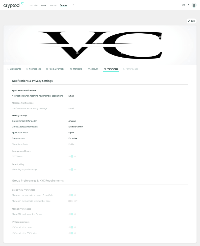 Group Performance: How to access Group Performance