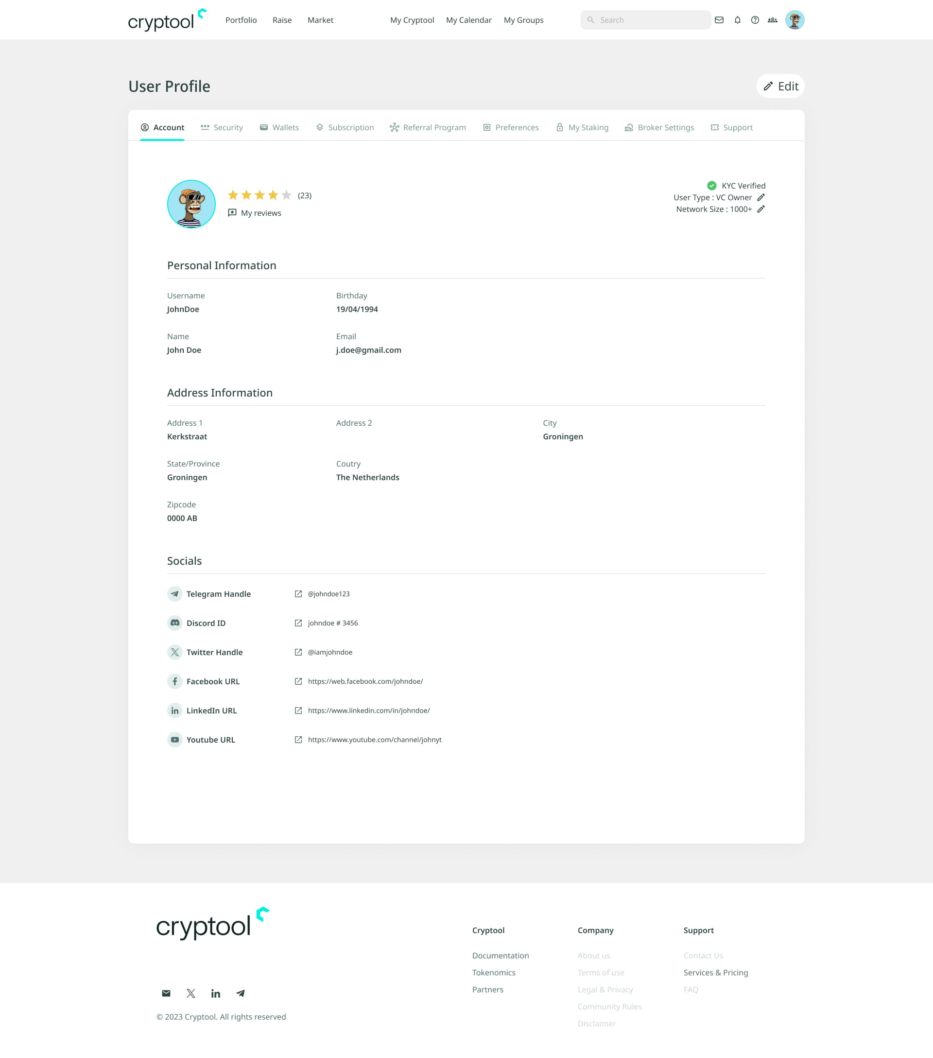 Profile Management